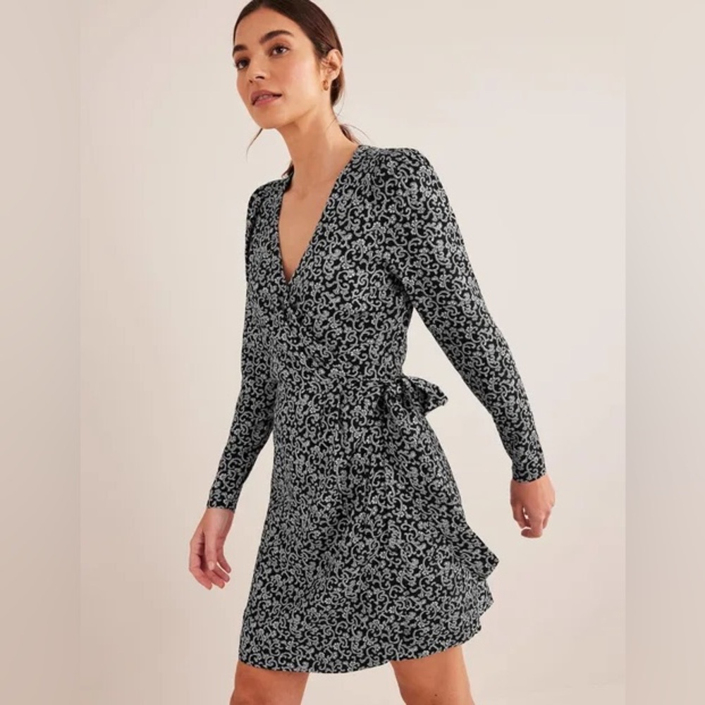 Boden Wrap Mini Dress